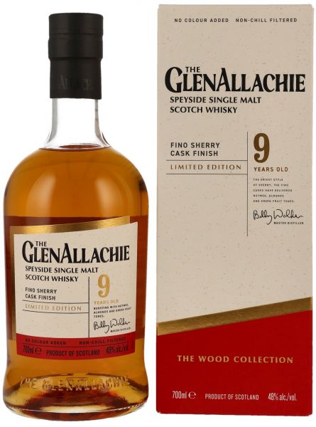 Glenallachie 9 Jahre Fino Sherry Cask The Wood Collection 48,0% vol.