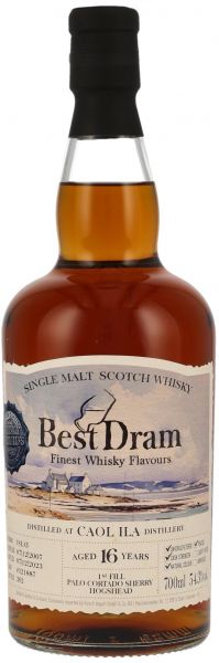 Caol Ila 16 Jahre 2007/2023 1st Fill Parlo Cortado Cask Best Dram 54,3% vol.