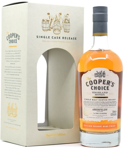 Aberfeldy "Highland Honey" 2021 Sicilian Dessert Wine Cask Cooper's Choice 53,5% vol.