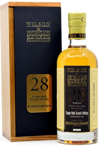 Bunnahabhain 28 Jahre 1990/2019 Wilson &amp; Morgan 44,9% vol.