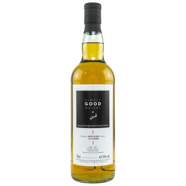 Speyside 23 Jahre 1998/2021 Simply Good Whisky by Kirsch 49,9% vol.