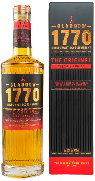 Glasgow Distillery 1770 The Original Fresh &amp; Fruity 46% vol.