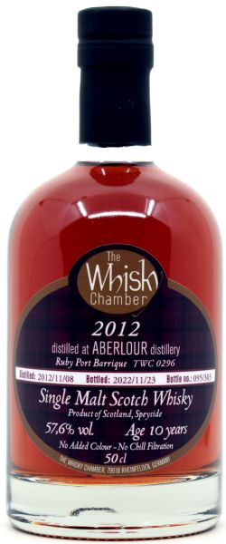 Aberlour 10 Jahre 2012/2022 Port Cask The Whisky Chamber 57,6% vol.