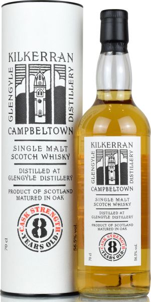 Kilkerran 8 Jahre 2018 Cask Strength 56,5% vol.