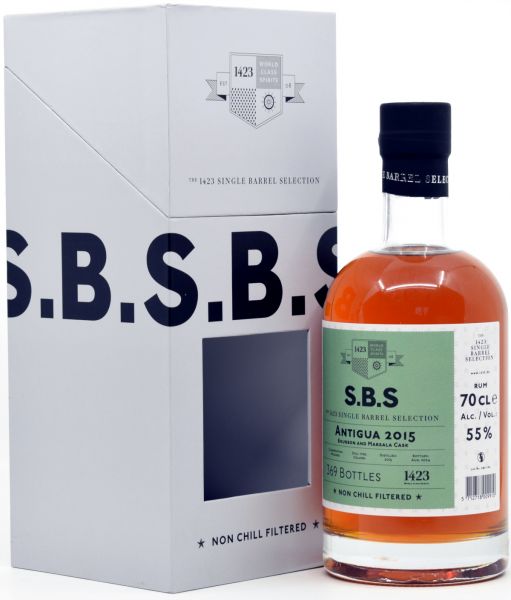 S.B.S. Antigua 2015/2024 Bourbon & Marsala Cask SBS 55% vol.