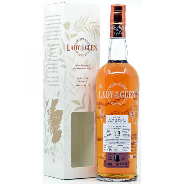 Royal Brackla 13 Jahre 2011/2025 Tawny Port Cask Lady of the Glen 56,9% vol.