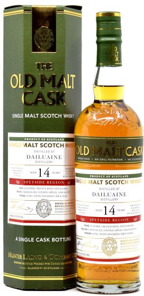 Dailuaine 14 Jahre 2007/2022 Sherry Cask Hunter Laing Old Malt Cask 50% vol.