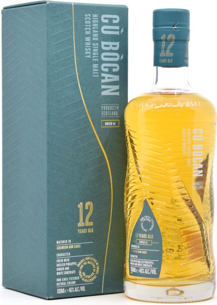 Tomatin Cù Bòcan 12 Jahre Batch #1 Carribean Rum Casks 46% vol.