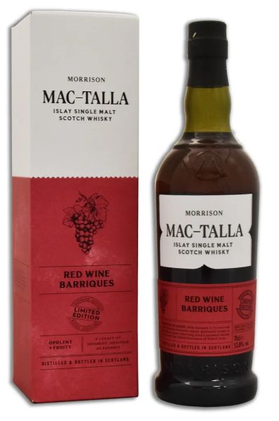 Mac-Talla Red Wine-Barriques Cask Strength Islay Single Malt Whisky 58,3% vol.