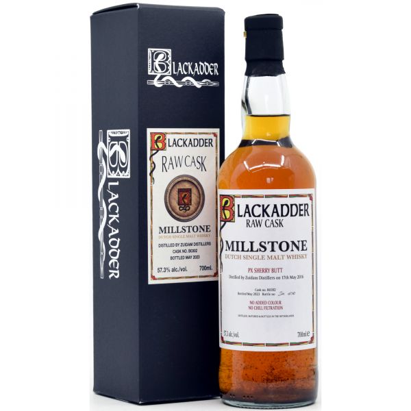 Millstone 2016/2023 PX Sherry Cask #B0302 Blackadder RAW Cask 57,3% vol.