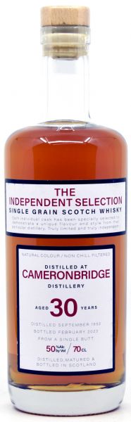 Cameronbridge 30 Jahre 1992/2023 The Independent Selection by David Stirk 50% vol.
