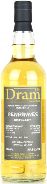 Benrinnes 9 Jahre 2009/2019 C&S Dram Collection #306952 55,8% vol.