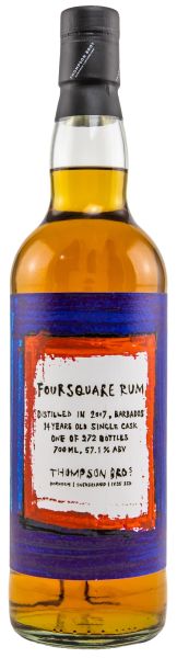 Foursquare Rum 14 Jahre 2007/2022 Thompson Bros 57,1% vol.