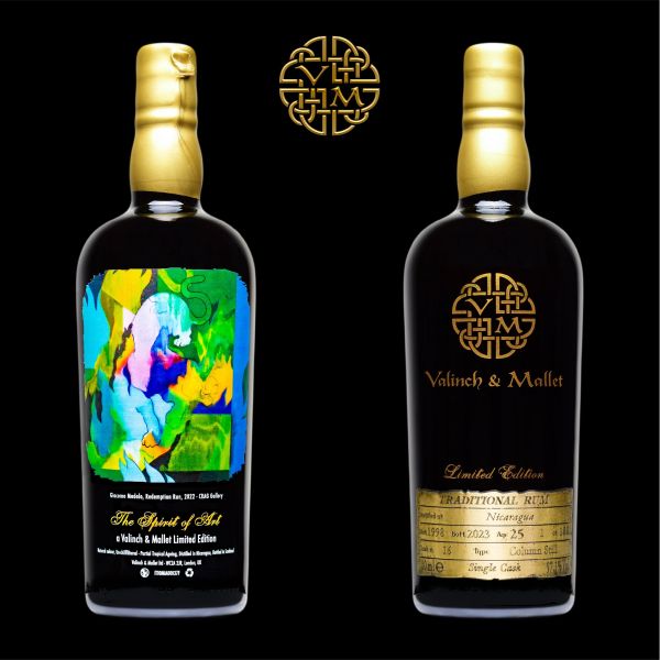 Nicaragua Traditional Rum 25 Jahre 1998/2023 Valinch &amp; Mallet The Spirit of Art Nr. 5 57,1% vol.