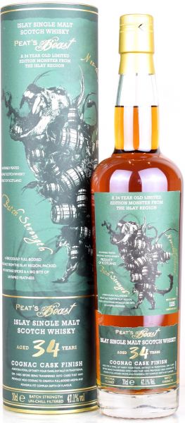 Peat's Beast 34 Jahre 1985/2020 Cognac Cask 47,1% vol.