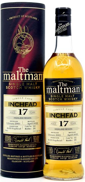 Inchfad 17 Jahre 2005/2022 The Maltman 52,1% vol.