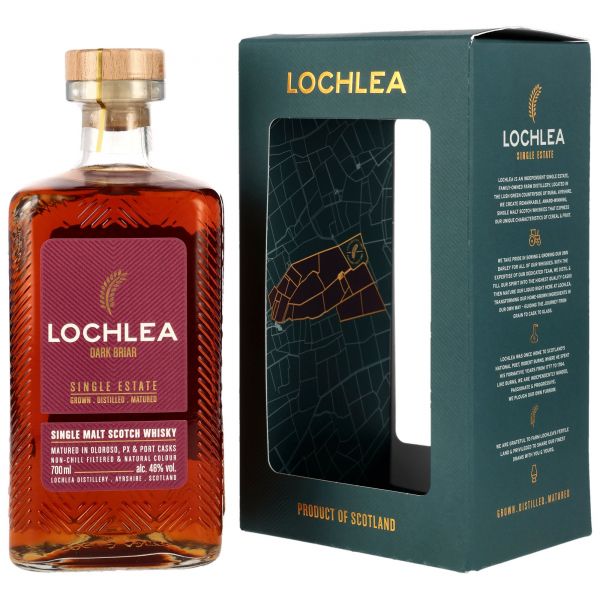 Lochlea Dark Briar - PX, Oloroso &amp; Port Casks 46% vol.