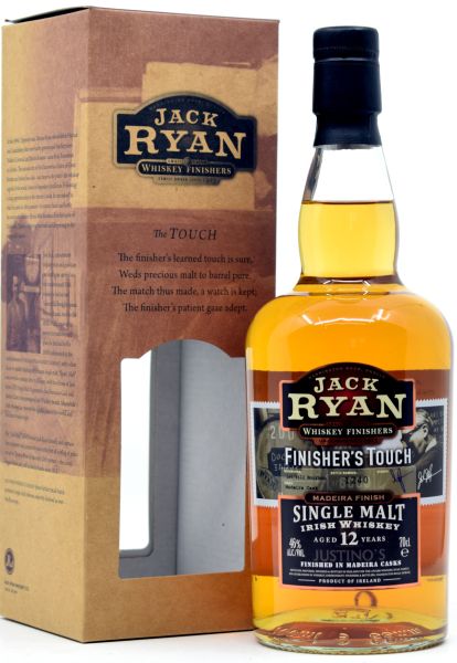 Jack Ryan Finisher’s Touch 12 Jahre Madeira Cask Irish Whiskey 46% vol.