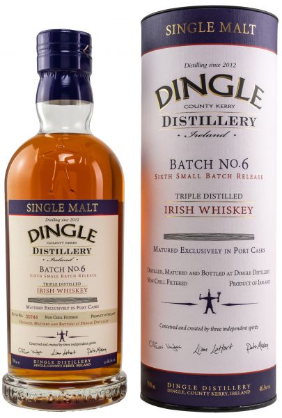 Dingle Irish Single Malt Whiskey Batch #6 Tawny Port 46,5% vol.