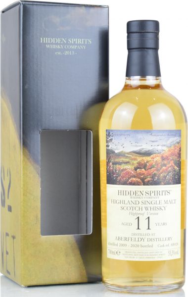 Aberfeldy 11 Jahre 2009/2020 Hidden Spirits Highproof 53,3% vol.