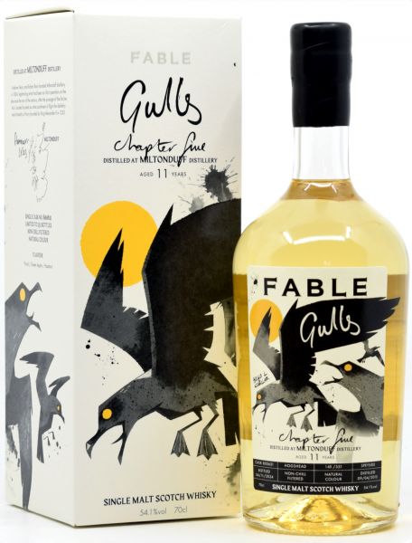Miltonduff 11 Jahre 2013/2024 Fable Chapter five Gulls 54,1% vol.