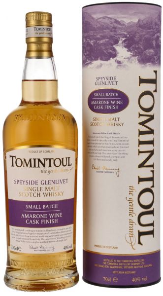 Tomintoul Amarone Cask Wood Finish Range
