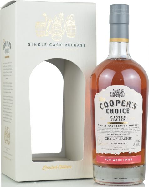 Craigellachie "Winter Fruits" 2021 Port Wood Finish Cooper's Choice 54% vol.