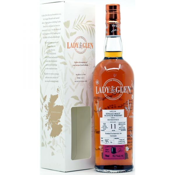Benrinnes 11 Jahre 2014/2026 PX Sherry Lady of the Glen exclusive for germany 55,2% vol.