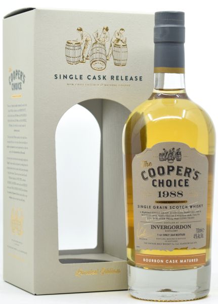 Invergordon 34 Jahre 1988/2022 Cooper's Choice 41% vol.
