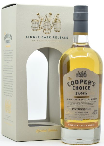 Invergordon 34 Jahre 1988/2022 Cooper&#039;s Choice 41% vol.