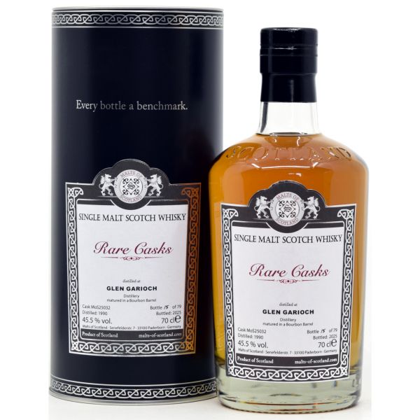 Glen Garioch 35 Jahre 1990/2025 Malts of Scotland Rare Casks 45,5% vol.
