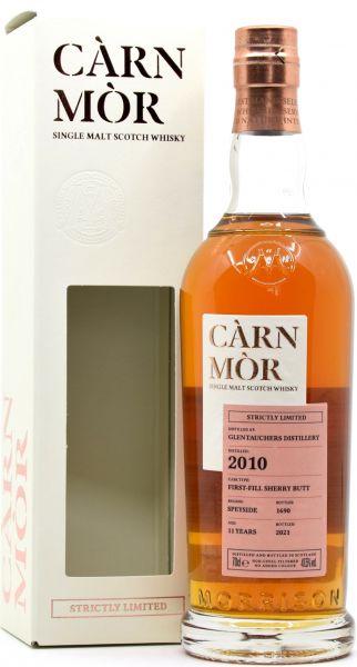 Glentauchers 11 Jahre 2010/2021 Sherry Cask Carn Mor Strictly Limited 47,5% vol.