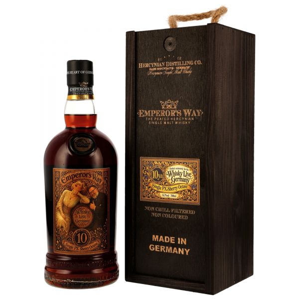 Emperor’s Way 10 Jahre Peated Single PX Sherry Octave Whisky Live Germany 55,7% vol.