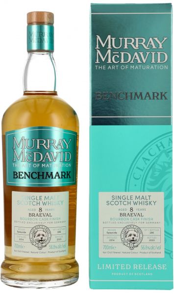 Braeval 2014/2023 1st Fill Bourbon Barrel Murray McDavid Benchmark 56,8% vol.