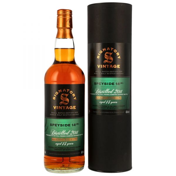 Speyside (M) 2011/2026 1st Fill PX Sherry Signatory Vintage Small Batch Edition #20 48,2% vol.