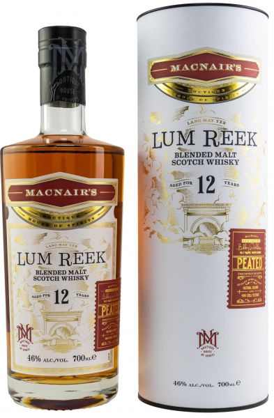 Lum Reek 12 Jahre Blended Malt MacNair’s Boutique House of Spirits 46% vol.