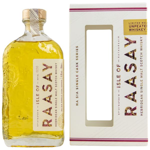 Isle of Raasay Unpeated 1st Fill Rye Cask Na Sia Single Cask #19/245 61,6% vol.