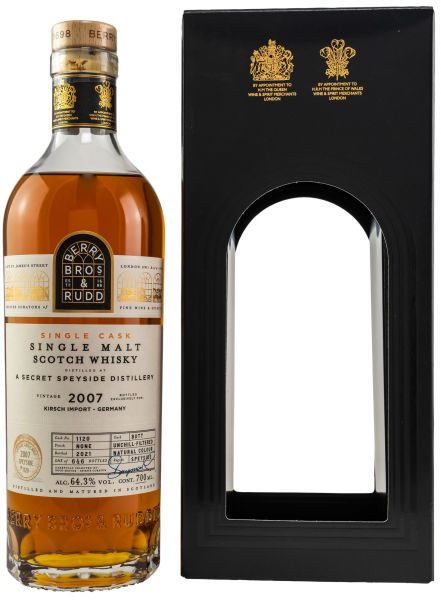 Secret Speyside 14 Jahre Sherry Cask 2007/2021 Berry Bros. & Rudd #1120 64,3% vol.