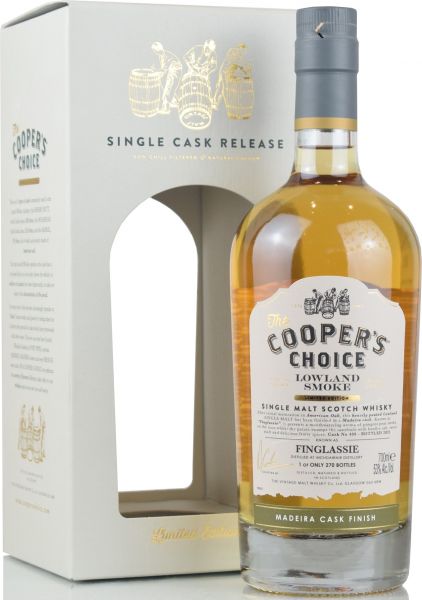 Finglassie (Inchdairnie) "Lowland Smoke" 2021 Madeira Cask Cooper's Choice 53% vol.