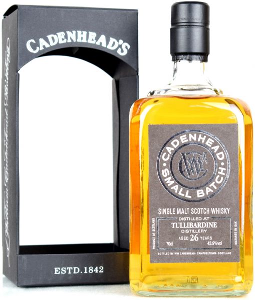 Tullibardine 26 Jahre 1993/2019 Cadenhead 43,9% vol.