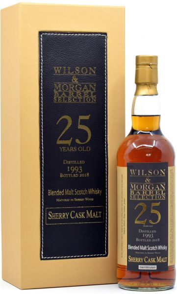 Blended Malt 25 Jahre 1993/2018 Oloroso Sherry Cask Wilson &amp; Morgan 53,7% vol.