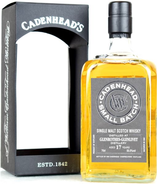 Glenrothes 17 Jahre 2002/2019 Cadenhead 55,5% vol.