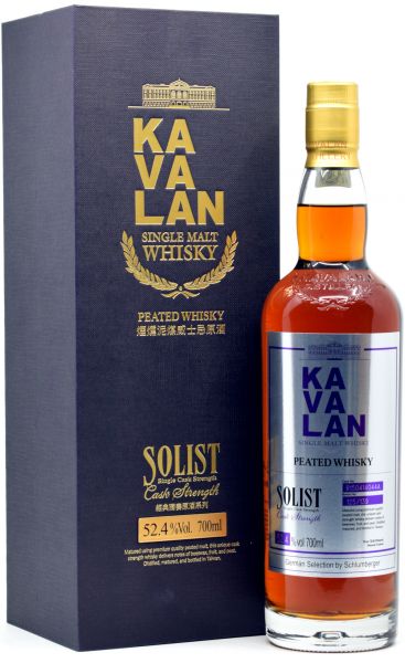 Kavalan Solist Peated 52,4% vol.