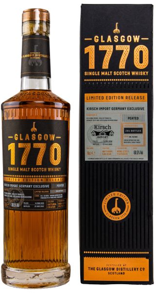 Glasgow Distillery 1770 2018/2022 Moscatel Single Cask #18/960 60,5% vol.