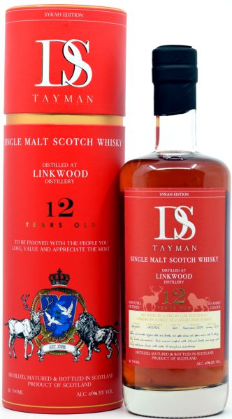 Linkwood 12 Jahre 2009/2022 1st Syrah Cask DS Tayman 46% vol.