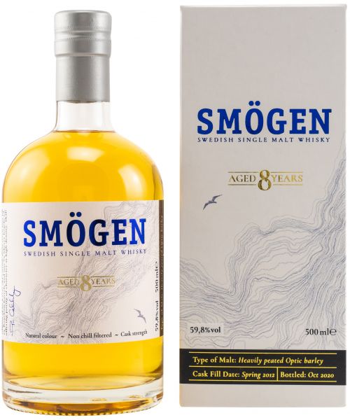 Smögen 8 Jahre 2012/2020 Swedish Single Malt Whisky 59,8% vol.