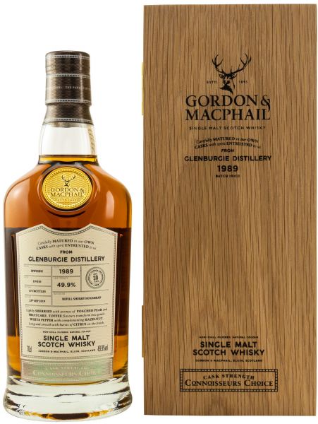 Glenburgie 30 Jahre 1989/2019 Sherry Cask Gordon & MacPhail 49,9% vol.
