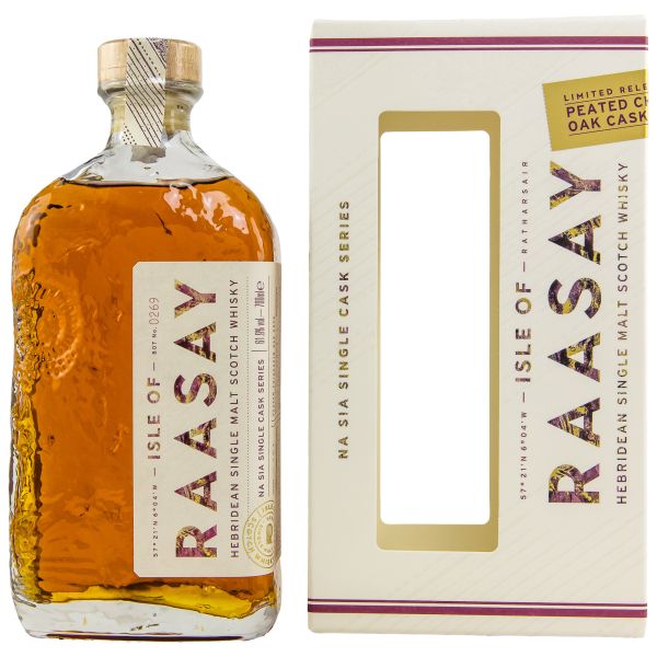 Isle of Raasay Peated Chinkapin Oak Cask Na Sia Single Cask #19/50 61,9% vol.