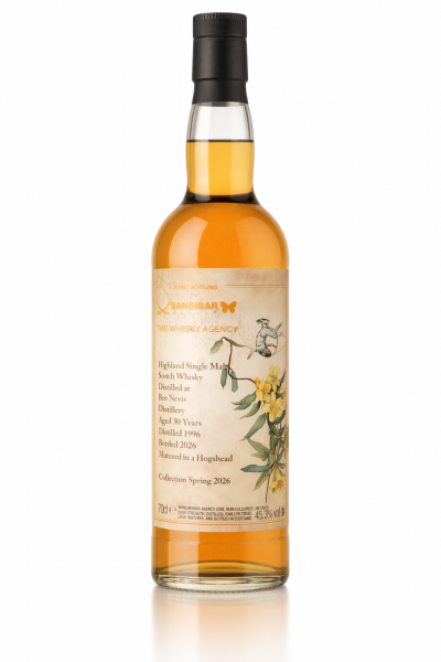 Ben Nevis 30 Jahre 1996/2026 Sansibar &amp; The Whisky Agency Joint Bottling 45,3% vol.
