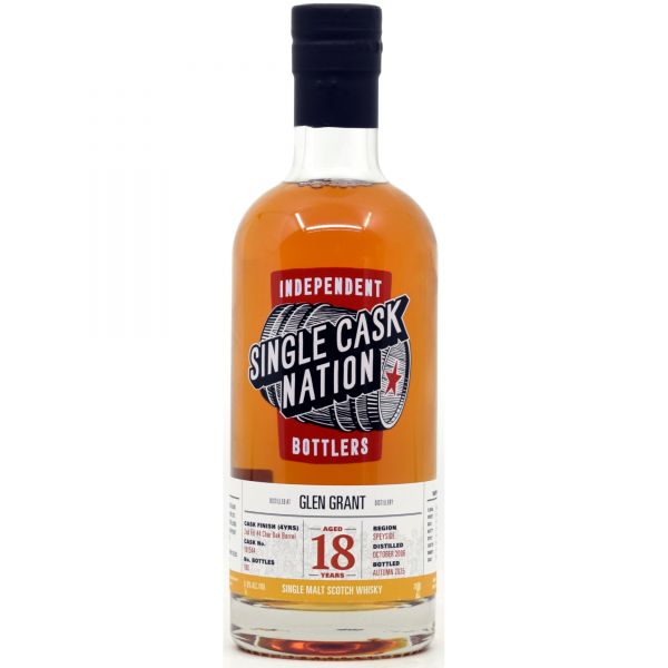 Glen Grant 18 Jahre 2006/2025 Char Oak Single Cask Nation 57,6% vol.